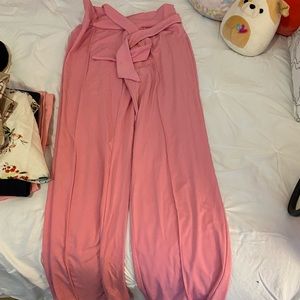 pink shein pants